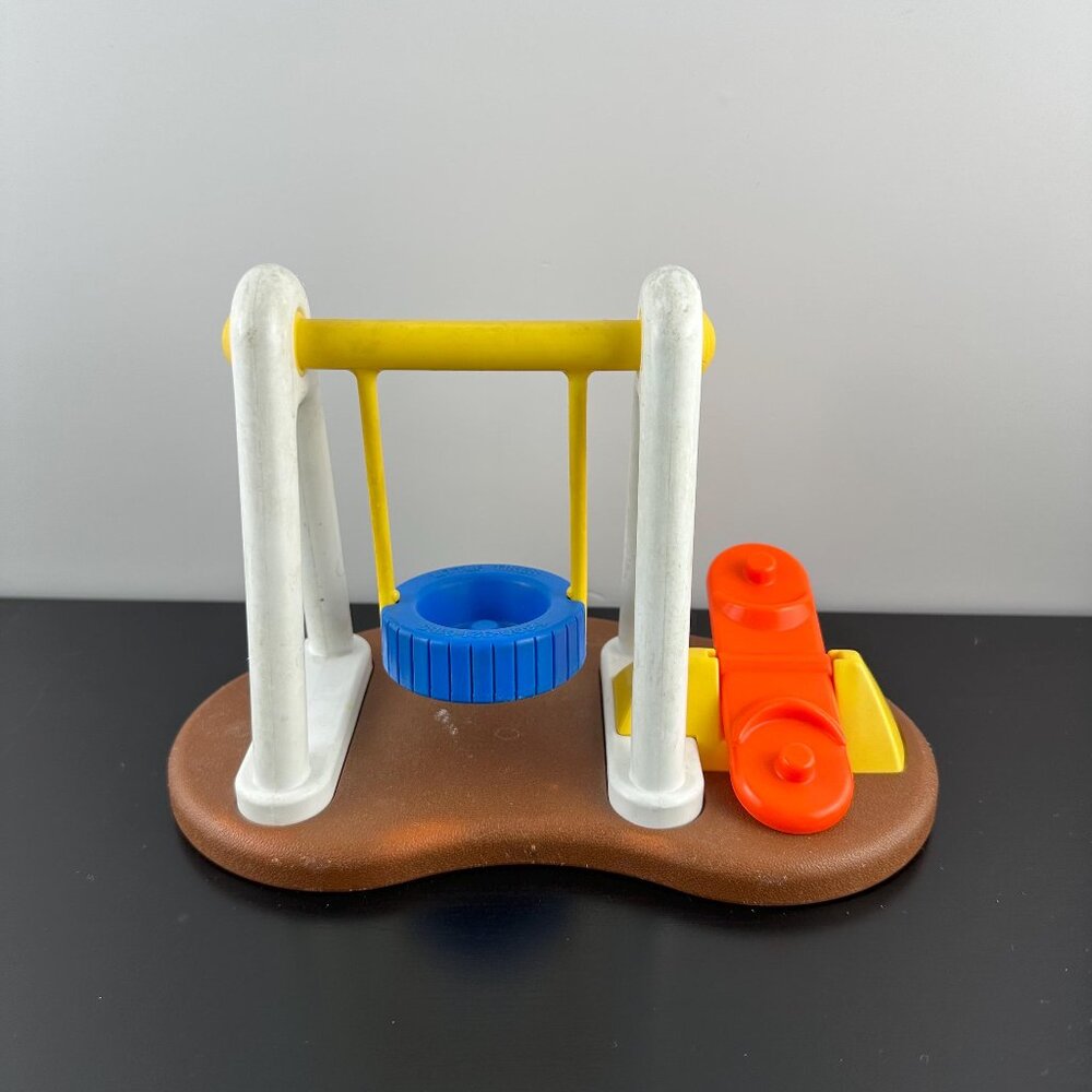Vintage Little Tikes Toddle Tots Community Playground Swing Teeter Totter Toy